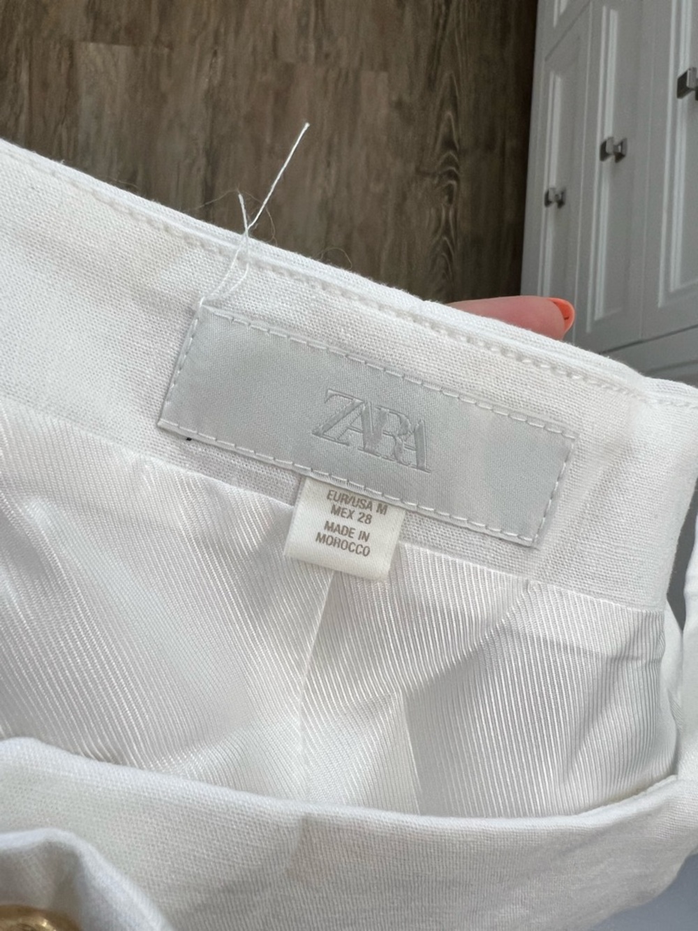 Zara Crop Tank with Gold Buttons - Picture 3 of 5